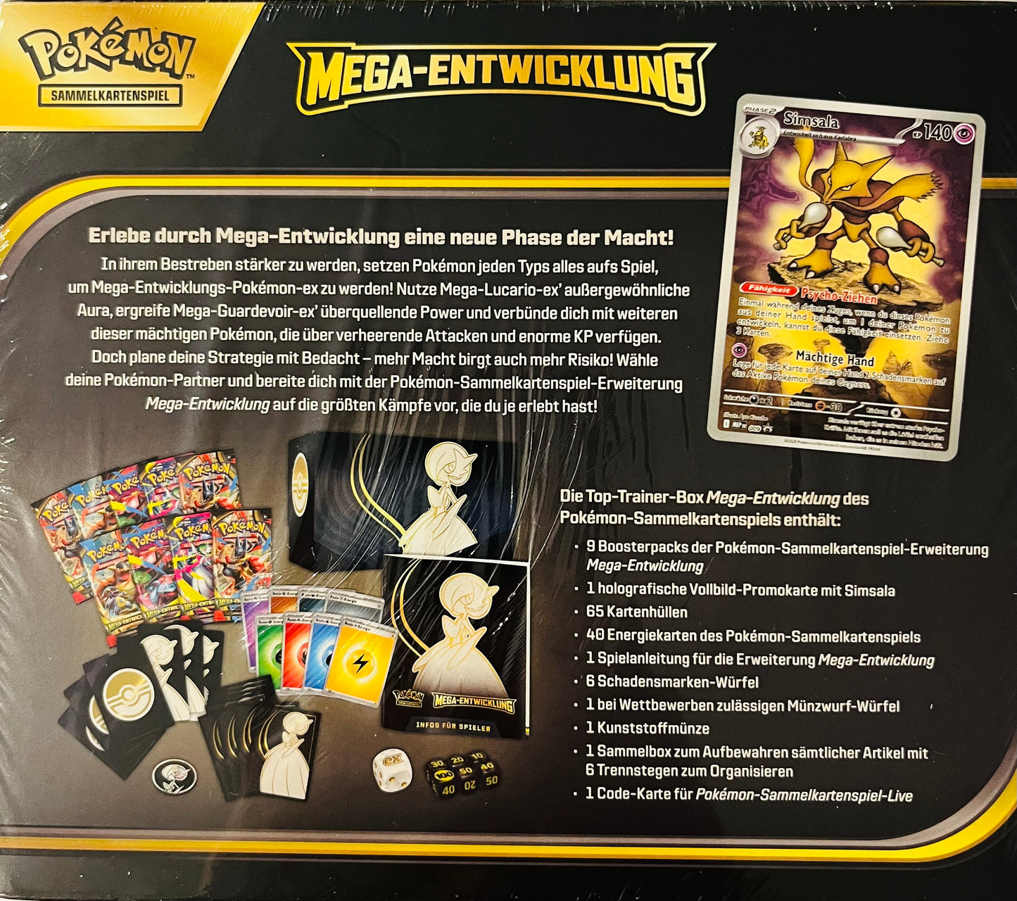 Pokémon Top-Trainer Box Mega-Entwicklung (Deutsch)