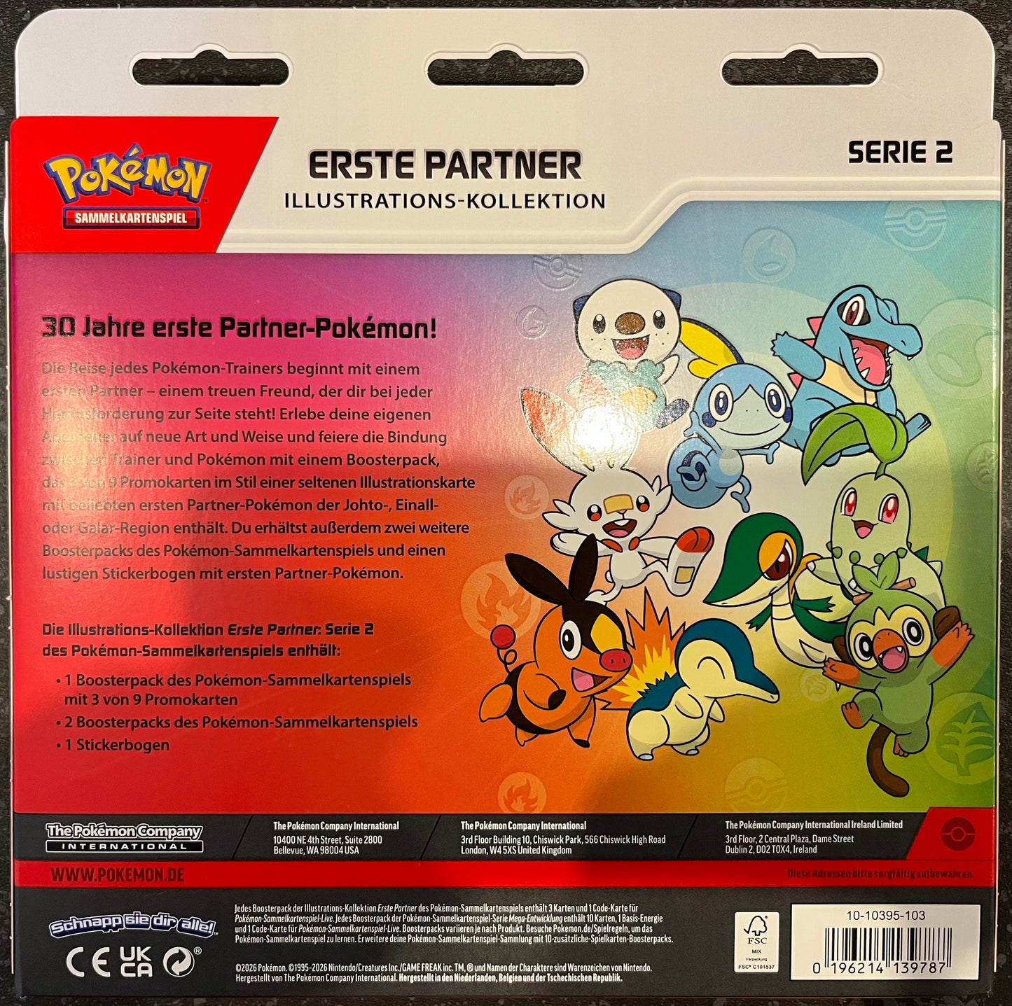 Pokémon Erste Partner Illustrations-Kollektion Serie 2 (Deutsch)