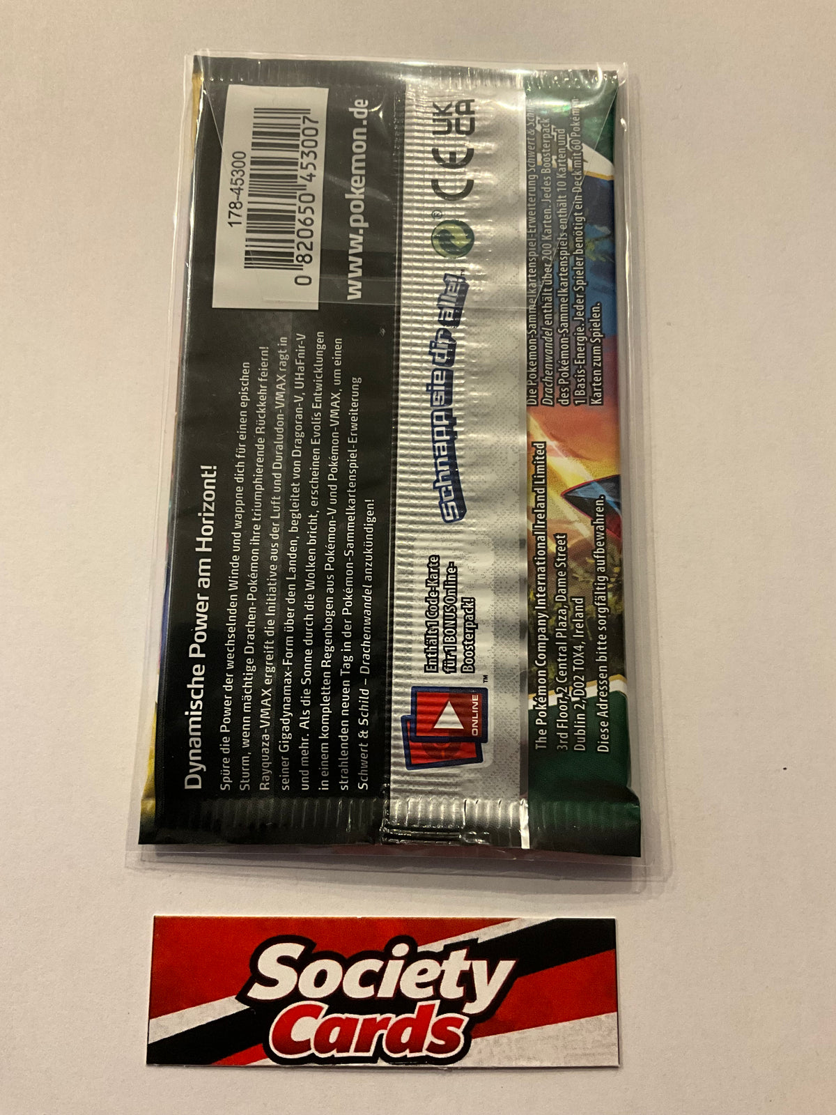 Pokémon Schwert & Schild – Drachenwandel Boosterpack – Duraludon-VMAX (Deutsch) – Neu & OVP