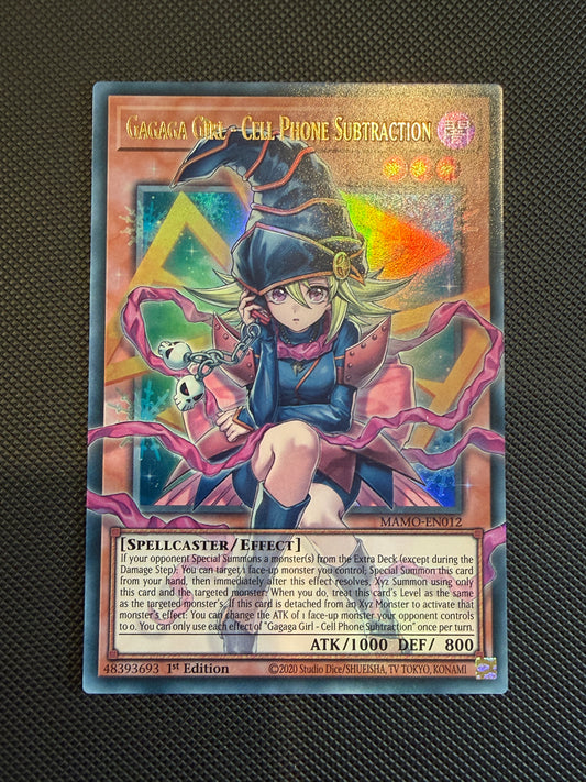 Gagaga Girl – Cell Phone Subtraction MAMO-EN012 – Extended Art (Englisch) – Yu-Gi-Oh!