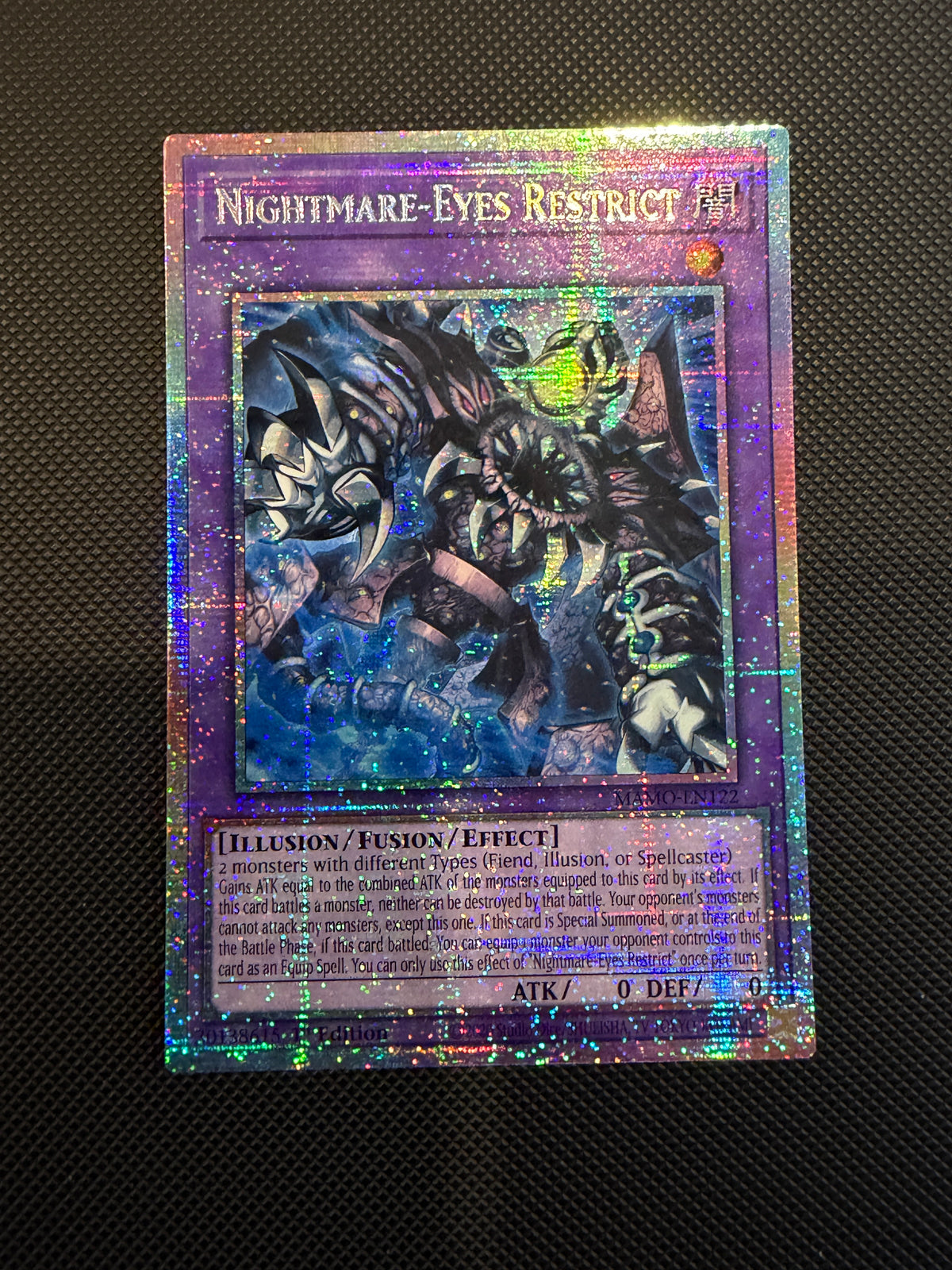 Nightmare-Eyes Restrict MAMO-EN122 – Starlight Rare – 1st Edition (Englisch) – Yu-Gi-Oh!