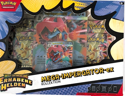 Pokémon Mega-Entwicklung Erhabene Helden: Mega-Impergator-ex Kollektion (Deutsch)