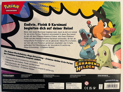 Pokémon Deluxe-Pin-Kollektion Deutsch – Exklusive Promokarte, Sammler-Pin & Boosterpacks