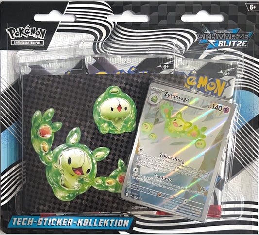 Pokémon Tech-Sticker-Kollektion Schwarze Blitze Zytomega (Deutsch)