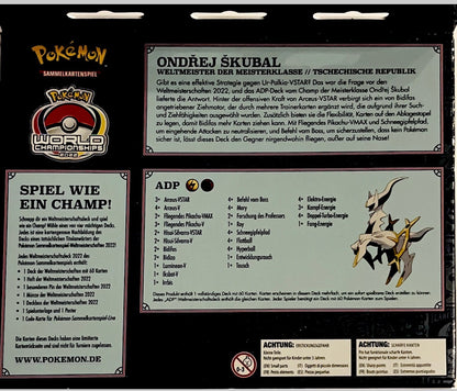 Pokémon Weltmeisterschaftsdeck 2022 Ondrej Skubal (Deutsch)