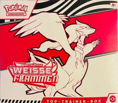 Pokémon Karmesin & Purpur Weiße Flammen Top-Trainer-Box (Deutsch)