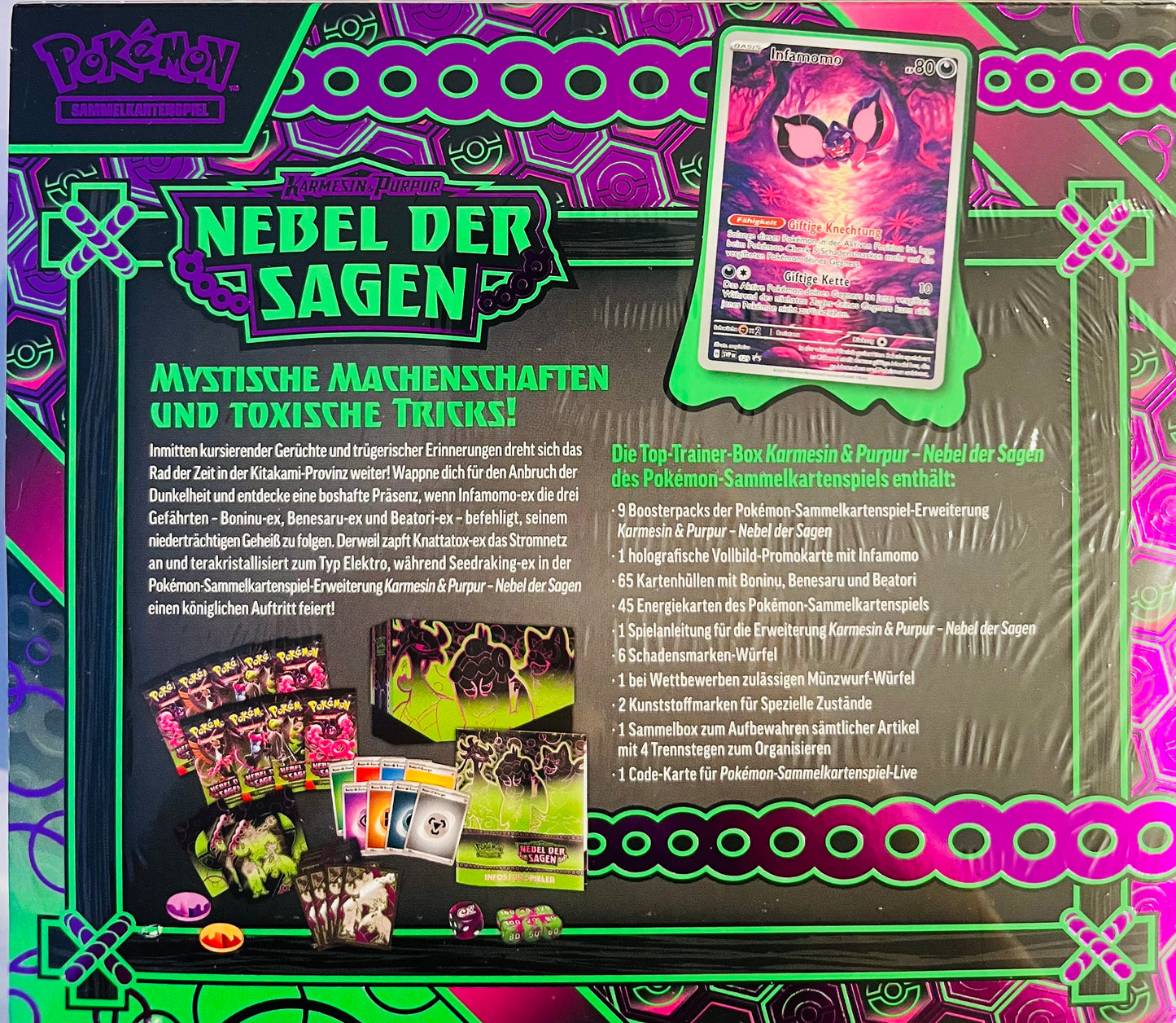 Pokémon Karmesin & Purpur Nebel der Sagen Top-Trainer-Box (Deutsch)