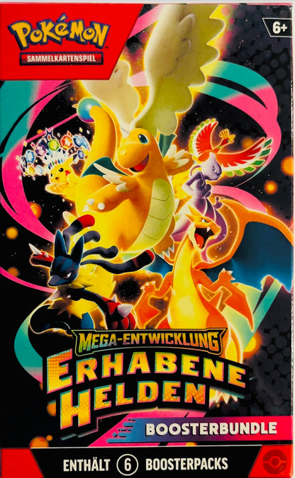 Pokémon Erhabene Helden Booster Bundle Deutsch OVP Sealed TCG Sammelbox