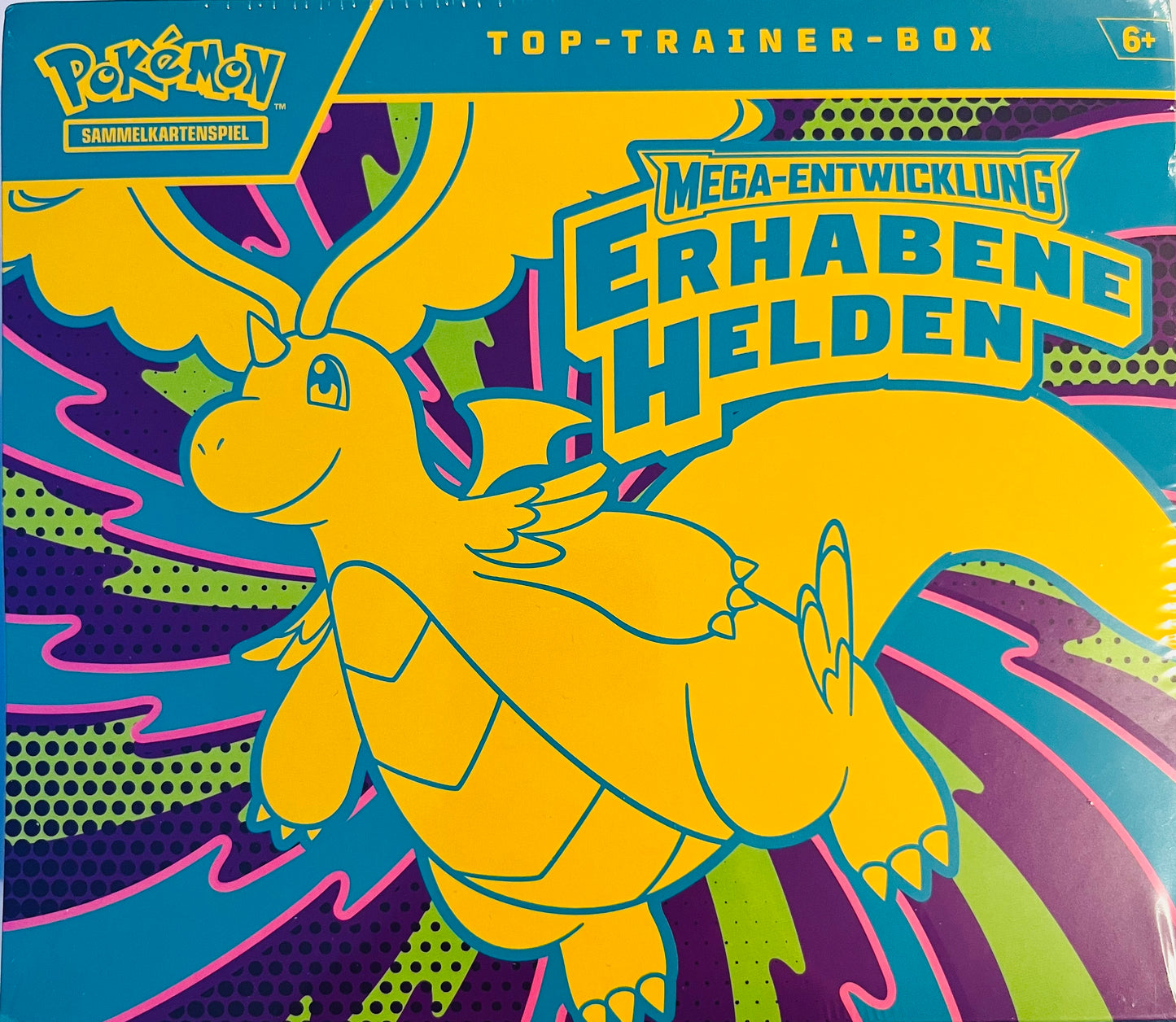 Pokémon Erhabene Helden Top Trainer Box ETB Deutsch OVP Sealed TCG Sammelbox