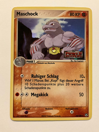 Maschock Reverse Holo EX Power Keepers 33/108 LP DE