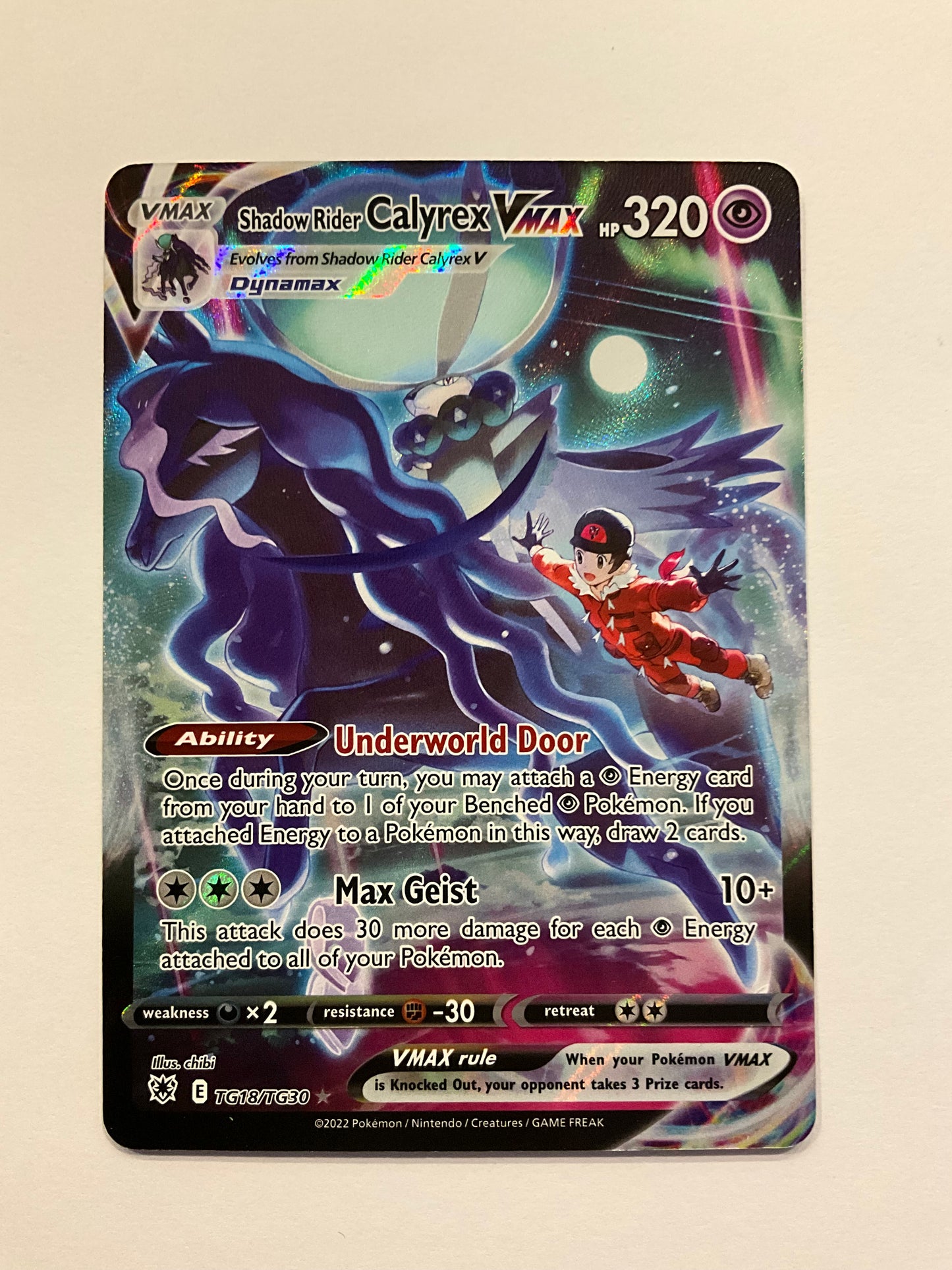 Shadow Rider Calyrex VMAX Astralglanz TG18 NM EN