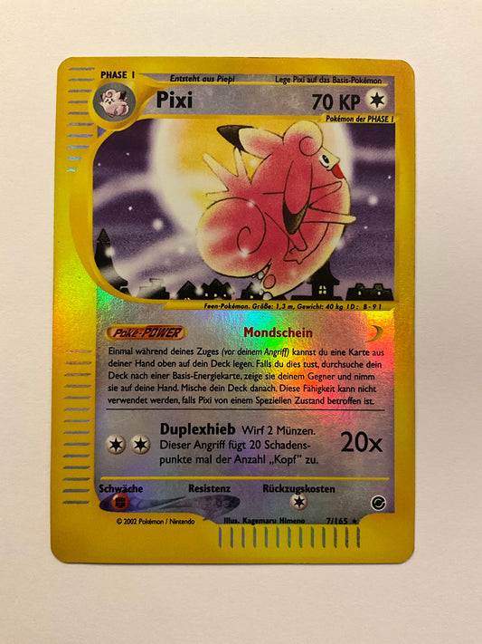 Pixi Reverse Holo Expidition 7/165 LP DE