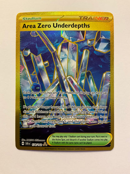 Area Zero Underdepths Gold Stellarkrone 174/142 EX EN