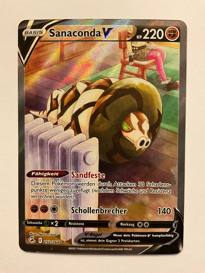 Sanaconda V SAR Fusionsangriff 252/264 GD DE