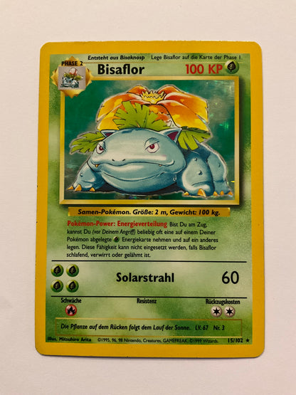 Venusaur  Base Holo Set  15/102 LP DE