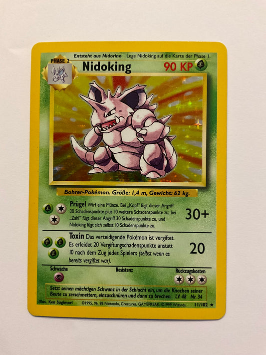 Nidoking Base Set Holo 11/102 EX DE