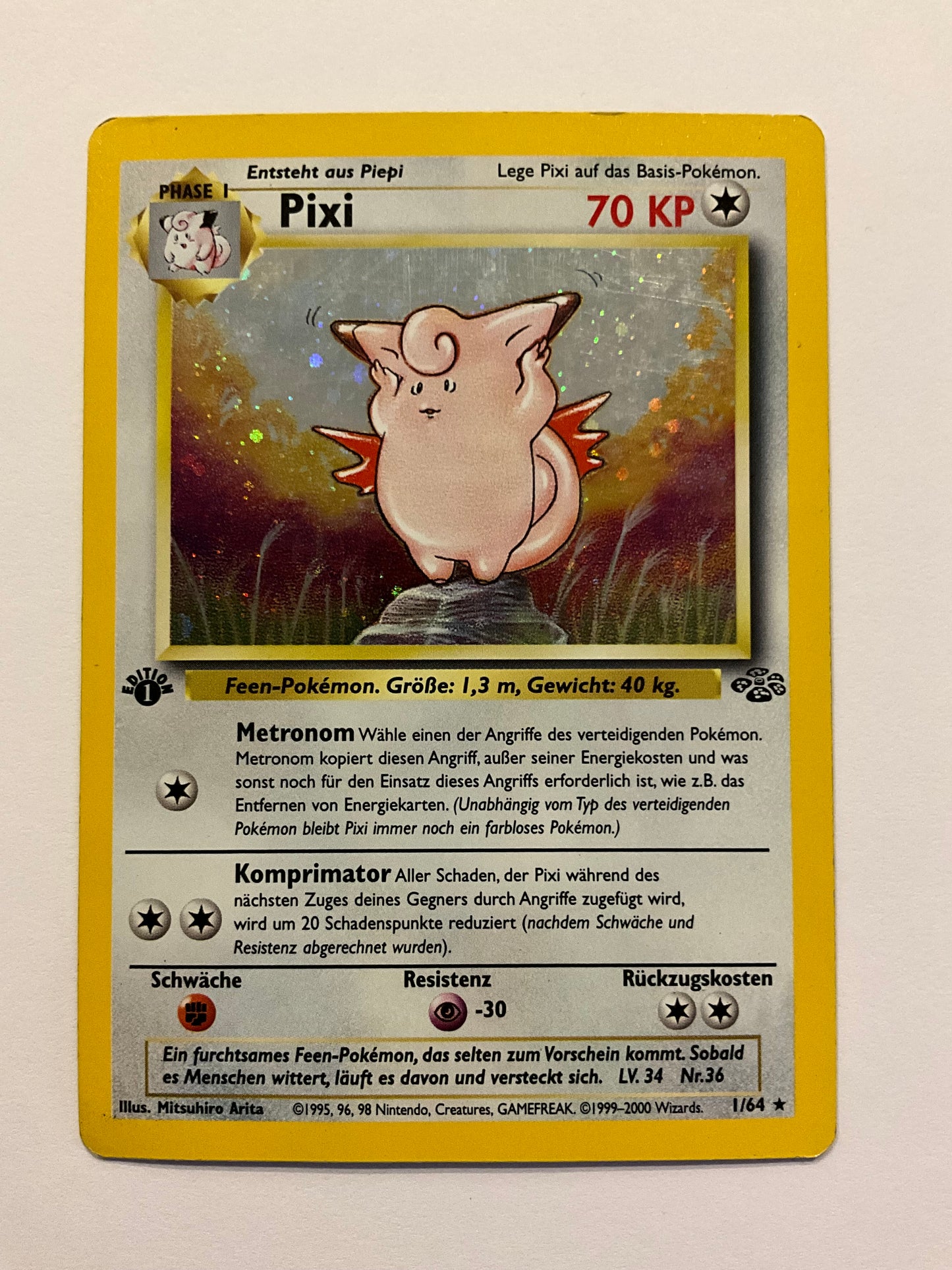 Pixi Jungle 1. Edition Holo 1/64 GD DE