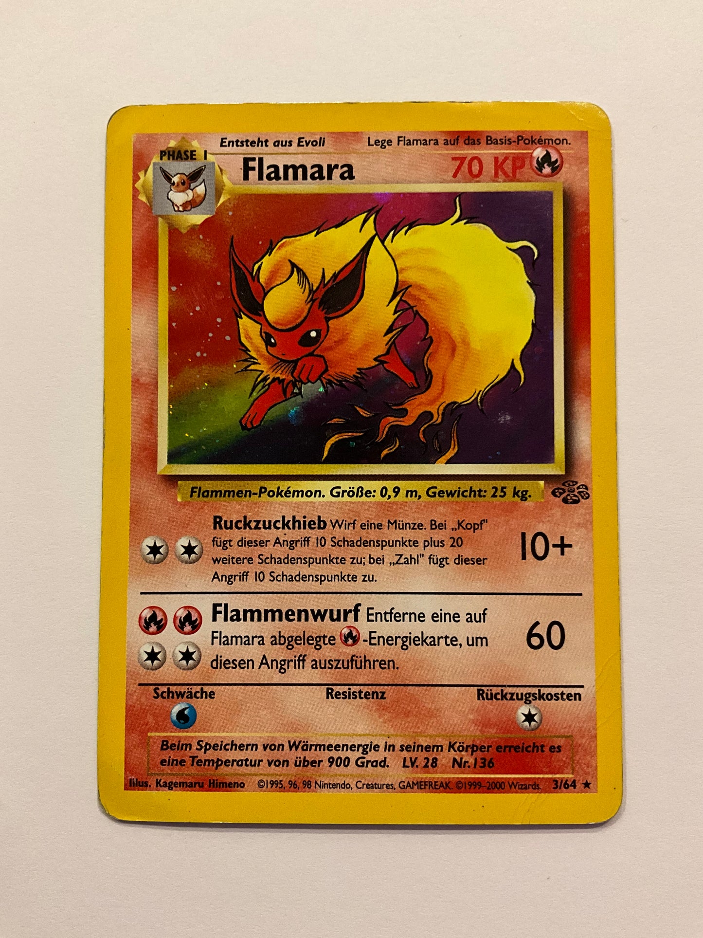 Flamara Jungle Holo 3/64 LP DE