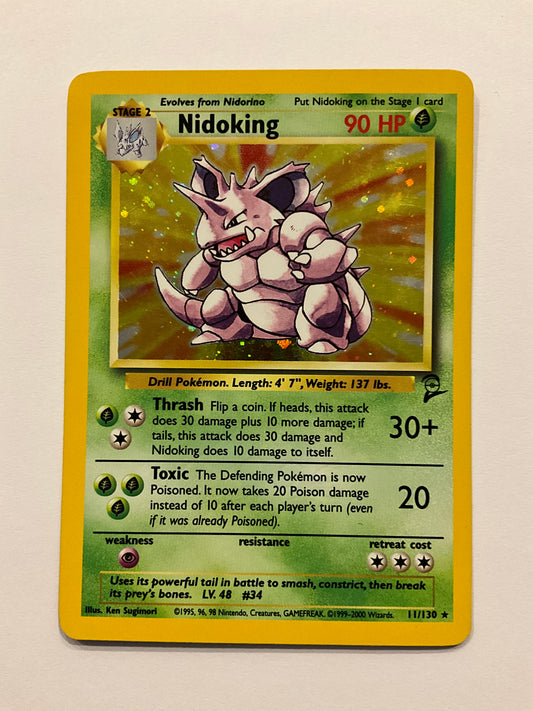 Nidoking Base Set 2 Holo 11/130 EX EN