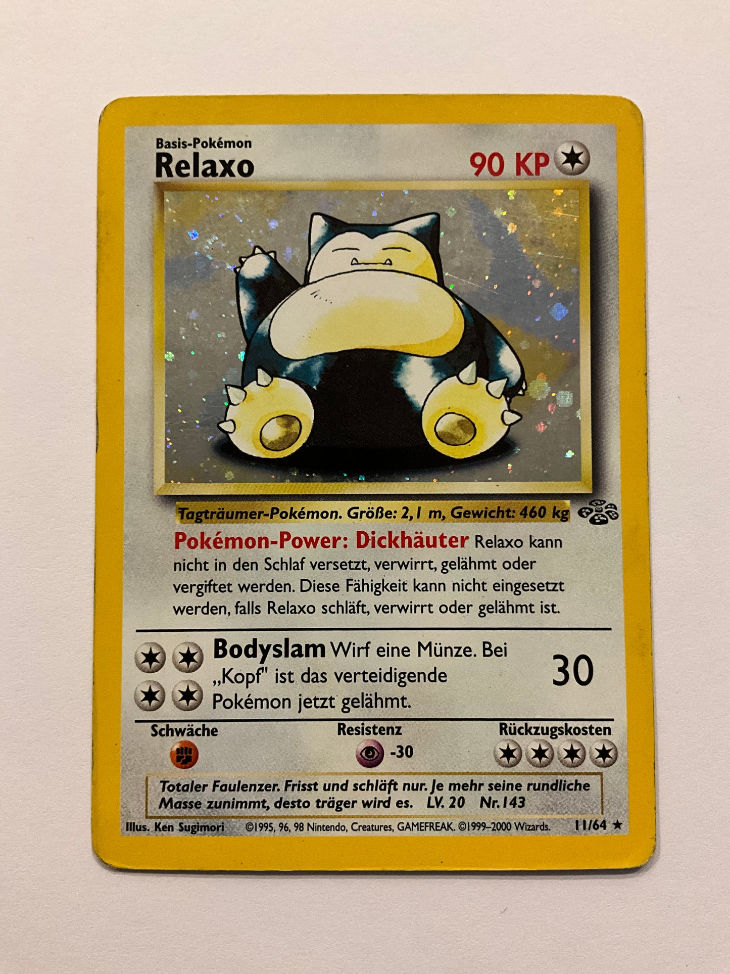 Relaxo Jungle Holo 11/64 LP DE