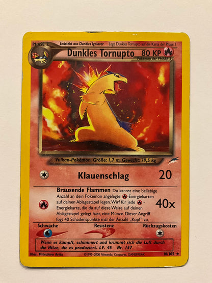 Dunkles Tornupto Holo Neo Destiny 10/105 GD DE