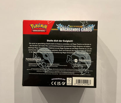 Pokémon Wachsendes Chaos Booster Display Deutsch 36 Booster OVP Sealed TCG Booster Box