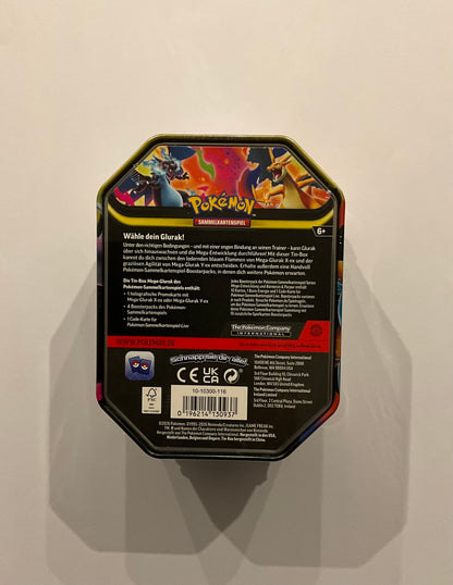 Pokémon Tin-Box Mega Glurak Y