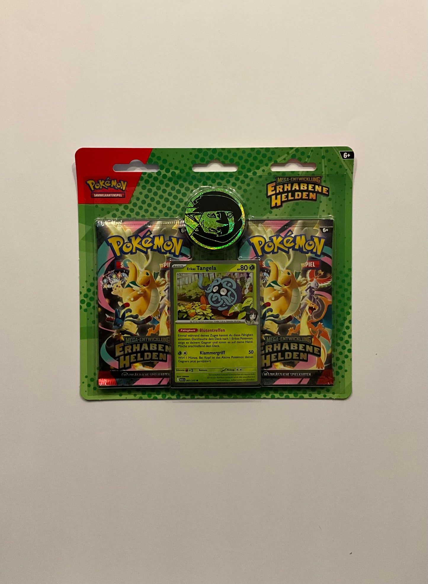 Pokémon Erhabene Helden Erikas Tangela 2-Pack Blister Deutsch OVP Sealed