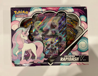 Pokémon Galarian Rapidash Galopa V Box EN Englisch OVP Sealed TCG Sammelbox