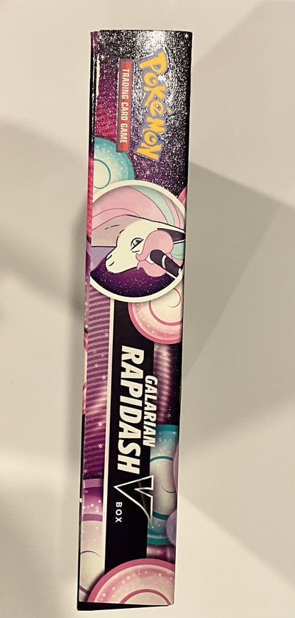 Pokémon Galarian Rapidash Galopa V Box EN Englisch OVP Sealed TCG Sammelbox