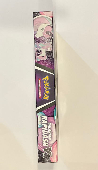 Pokémon Galarian Rapidash Galopa V Box EN Englisch OVP Sealed TCG Sammelbox