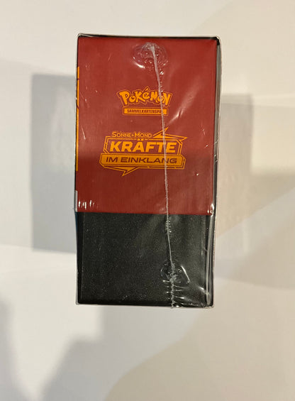 Pokémon Kräfte im Einklang Top Trainer Box ETB Deutsch Sonne & Mond OVP Sealed TCG Sammler