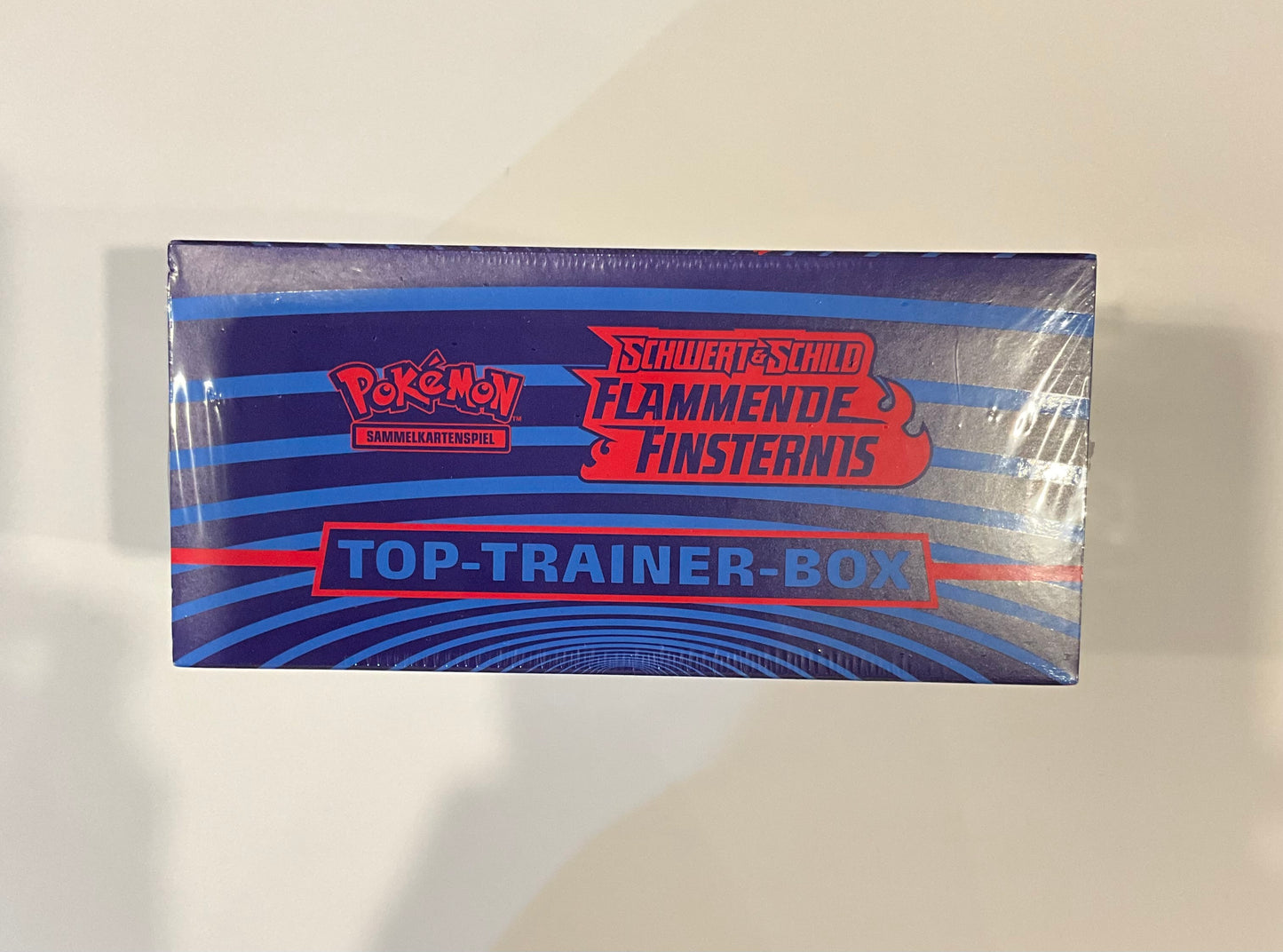 Pokémon Flammende Finsternis Top Trainer Box Deutsch ETB OVP Sealed TCG Sammelbox