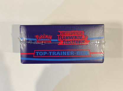 Pokémon Flammende Finsternis Top Trainer Box Deutsch ETB OVP Sealed TCG Sammelbox