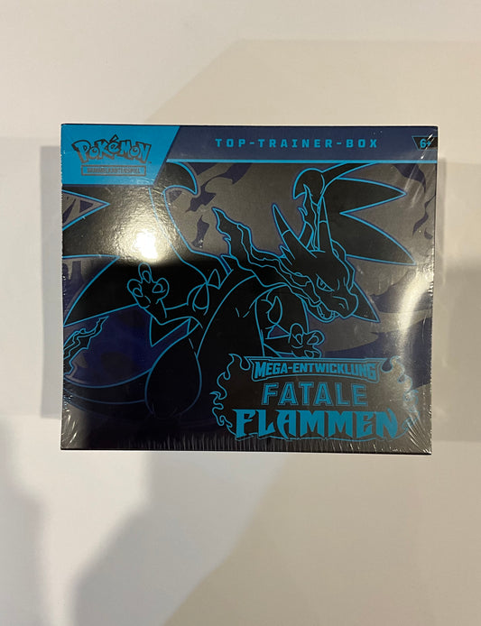 Pokémon Fatale Flammen Top-Trainer-Box DE
