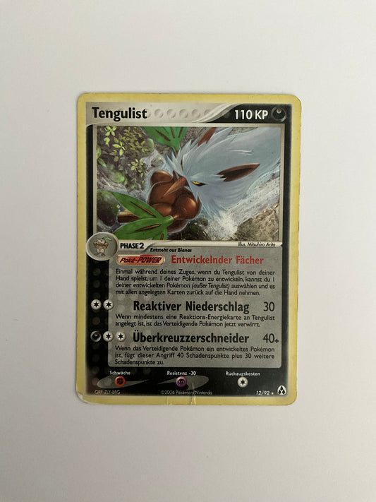 Tengulist Holo EX Legend Maker 12/92 PO DE