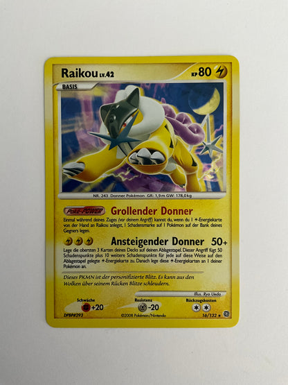 Raikou Holo Rätselhafte Wunder 16/132 GD DE