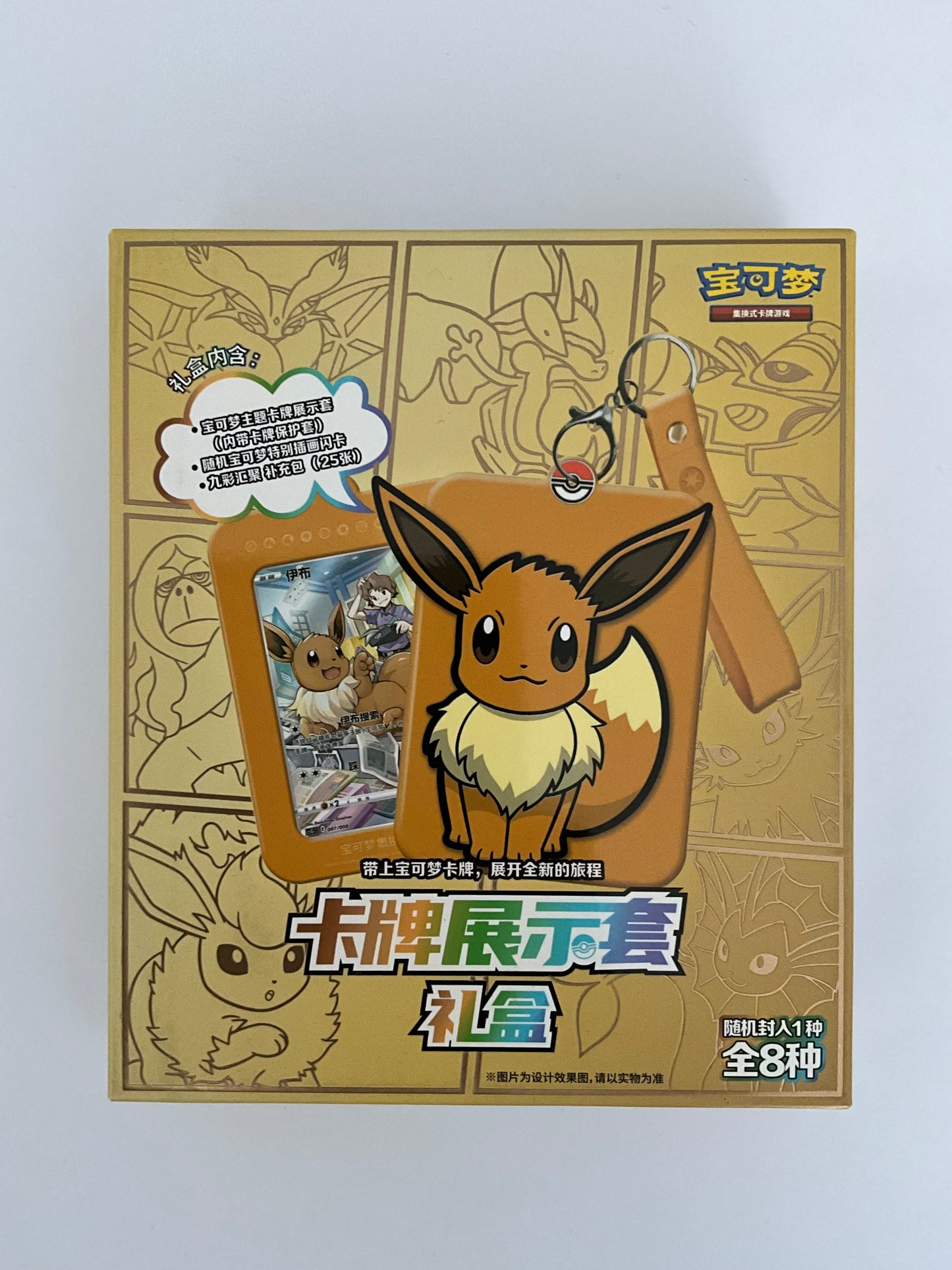 Pokémon Eevee Card Gift Box Chinesisch OVP Sealed TCG Sammelbox Asian Version