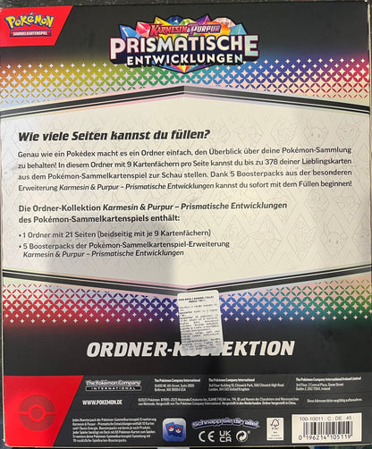 Pokémon Prismatische Entwicklungen Ordner-Kollektion (Deutsch)
