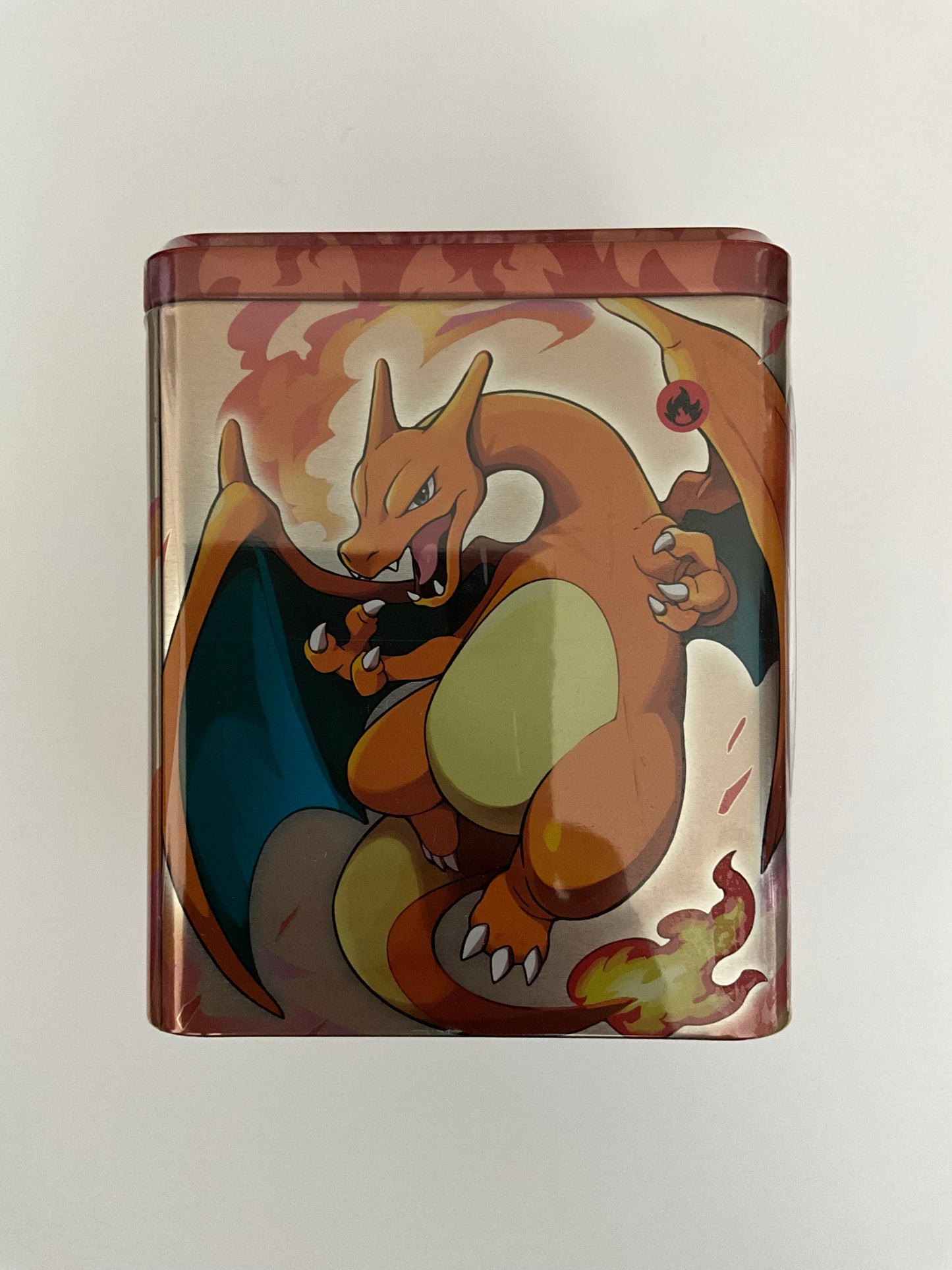 Pokémon Stacking Tin Feuer Fire Tin Deutsch OVP Sealed TCG Sammelbox Collector Tin