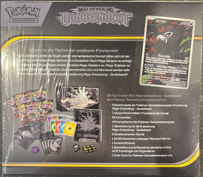 Pokémon ME05 Dunkelnacht Top-Trainer-Box (Deutsch)
