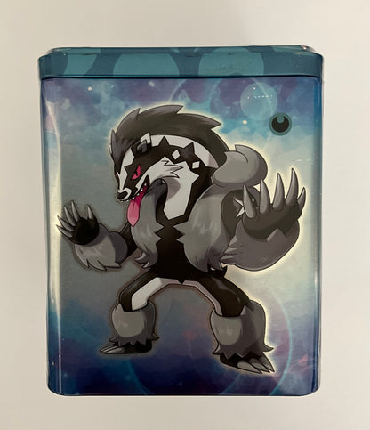 Pokémon Stacking Tin Finsternis Dark Tin Deutsch OVP Sealed TCG Sammelbox Collector Tin