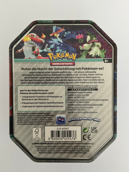 Pokémon Paldea Partner Tin Box Deutsch OVP Sealed TCG Sammelbox Collector Tin