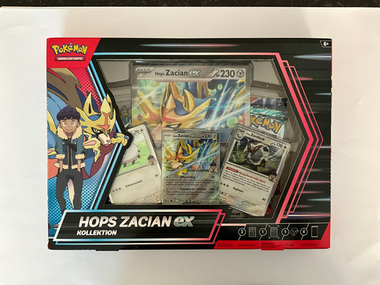 Pokémon Hop’s Zacian Collection Box Deutsch OVP Sealed TCG Sammelbox