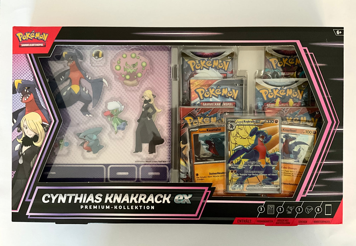 Pokémon Cynthias Knakrack ex Premium Collection Box Deutsch OVP Sealed TCG Sammelbox
