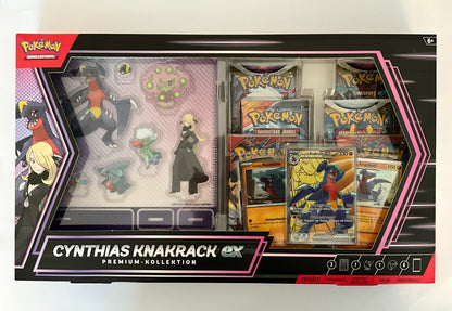 Pokémon Cynthias Knakrack ex Premium Collection Box Deutsch OVP Sealed TCG Sammelbox