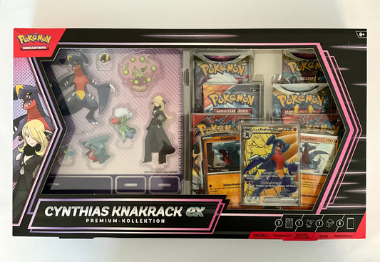 Pokémon Cynthias Knakrack ex Premium Collection Box Deutsch OVP Sealed TCG Sammelbox