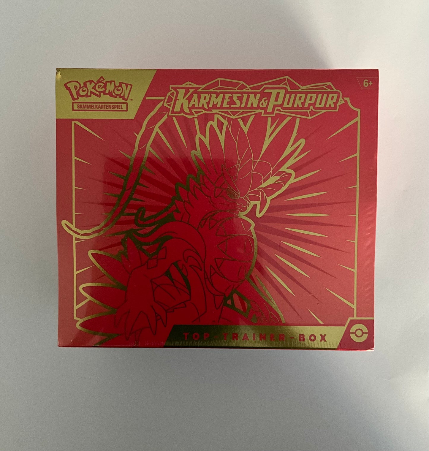 Pokémon Karmesin & Purpur Top Trainer Box Deutsch ETB OVP Sealed TCG Sammelbox