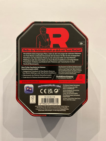 Pokémon Team Rockets Nidoking-ex Tin Box Deutsch OVP Sealed | Pokémon TCG