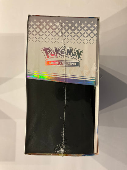 Pokémon Prismatische Entwicklungen Top Trainer Box ETB Deutsch OVP Sealed TCG Sammelbox